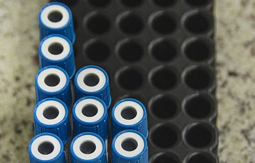 Blood sample tubes used for GFC preparation