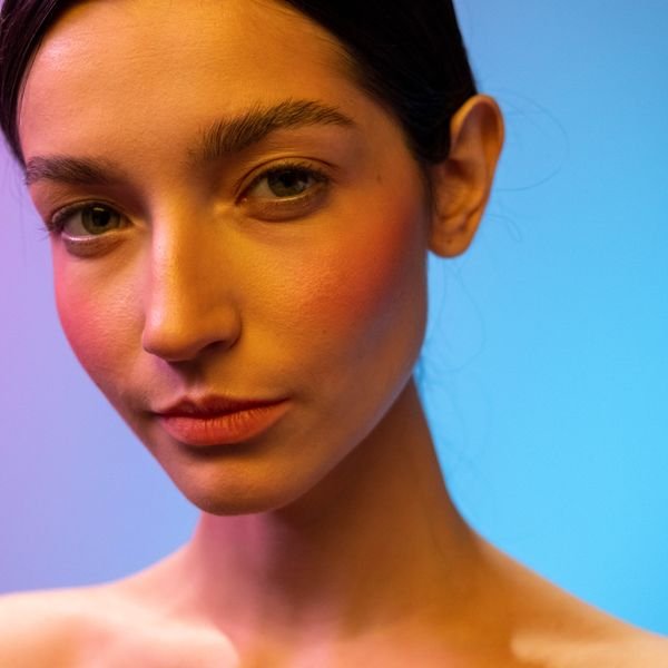 Woman with refreshed, smoother-looking skin
